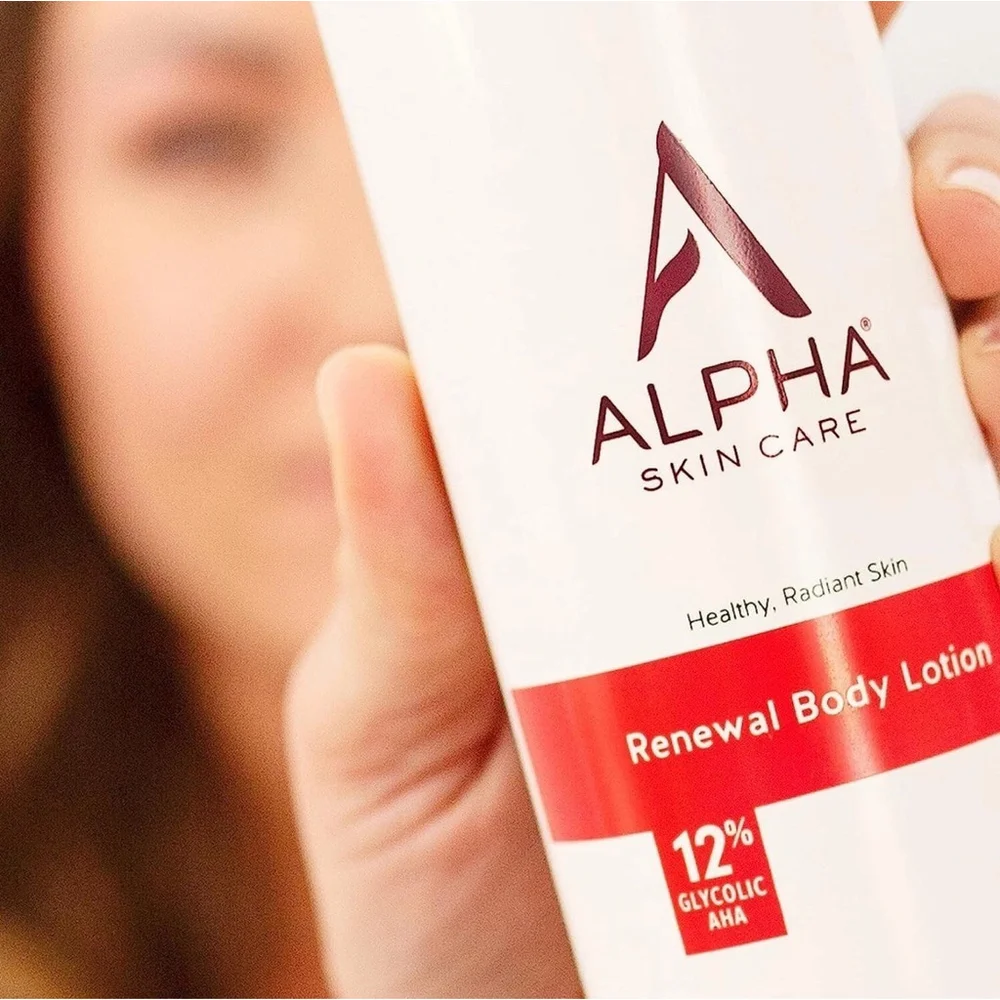 Alpha Skin Care Renewal Body Lotion with 12% Glycolic AHA 12oz
